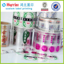 Hot transfer label for cosmetic bottle heat transfer printing label for lition bottle